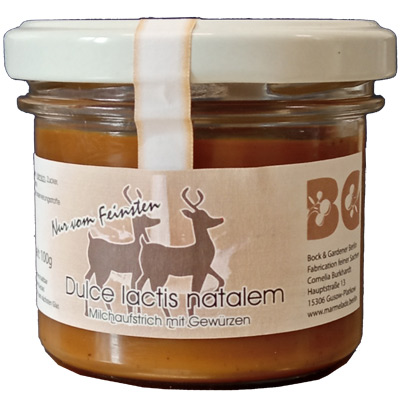 Dulce lactis natalem mit weihnachtlichen Gewürzen